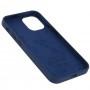 Чехол для iPhone 12 mini Full Silicone case deep navy