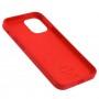 Чехол для iPhone 12 mini Full Silicone case красный