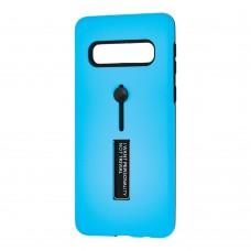 Чехол для Samsung Galaxy S10 (G973) Kickstand голубой