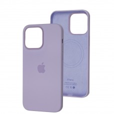 Чехол для iPhone 14 Pro Max MagSafe Silicone Full Size lilac