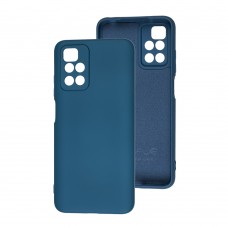 Чехол для Xiaomi Redmi 10 Wave colorful синий / blue