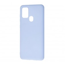 Чехол для Samsung Galaxy A21s (A217) Candy голубой / lilac blue 