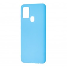 Чехол для Samsung Galaxy A21s (A217) Candy голубой