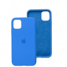 Чехол для iPhone 11 Silicone Full голубой / surf blue