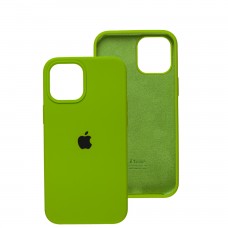 Чохол для iPhone 12 Pro Max Silicone Full зелений / green