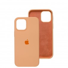 Чохол для iPhone 12 Pro Max Silicone Full оранжевий / cantaloupe