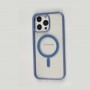 Чохол для iPhone 15 Pro Max Berlia Color MagSafe sierra blue