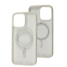 Чохол для iPhone 14 Pro Max Berlia Color MagSafe white