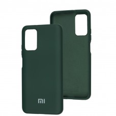Чехол для Xiaomi Poco M3 Silicone Full зеленый / dark green