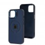 Чохол для iPhone 15 Logo Case MagSafe dark blue