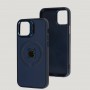 Чохол для iPhone 12 / 12 Pro Logo Case MagSafe dark blue