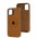 Чохол для iPhone 11 Logo Case MagSafe brown