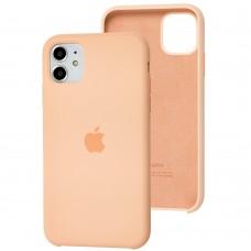 Чохол Silicone для iPhone 11 Premium case grapefruit