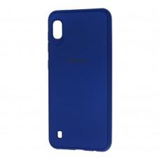 Чехол для Samsung Galaxy A10 (A105) Logo синий