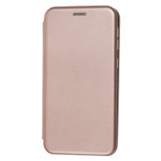 Чохол книжка Premium для Samsung Galaxy M21 / M30s рожево-золотистий