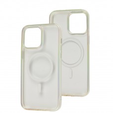 Чехол для iPhone 14 Pro Max WAVE Blinding light MagSafe transparent
