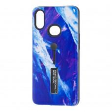 Чехол для Samsung Galaxy A10s (A107) Kickstand "море" синий