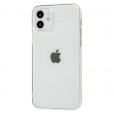 Чохол для iPhone 12 Silicone Clear 2.0mm прозорий