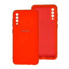 Чехол для Samsung Galaxy A50 / A50s / A30s Silicone Full camera красный