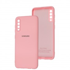 Чехол для Samsung Galaxy A50/A50s/A30s Silicone Full camera pink
