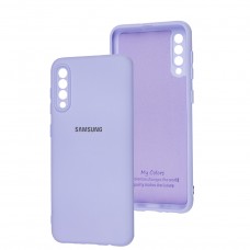 Чехол для Samsung Galaxy A50 / A50s / A30s Silicone Full camera сиреневый / dasheen 