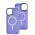 Чохол для iPhone 13 Pro Max WAVE Matte Colorful MagSafe light purple