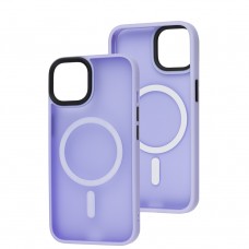 Чохол для iPhone 14 WAVE Matte Colorful MagSafe light purple