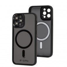 Чехол для iPhone 12 Pro MagSafe Acrylic Matte black