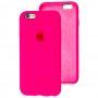 Чохол для iPhone 6 / 6s Silicone Slim Full camera shiny pink