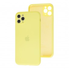 Чехол для iPhone 11 Pro Max Silicone Slim Full camera canary yellow