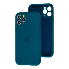 Чехол для iPhone 11 Pro Max Silicone Slim Full camera cosmos blue 