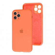 Чехол для iPhone 11 Pro Max Silicone Slim Full camera papaya