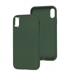 Чехол для iPhone Xr Bonbon Metal style army green