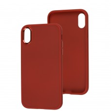 Чехол для iPhone Xr Bonbon Metal style red