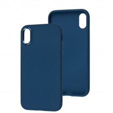 Чехол для iPhone Xr Bonbon Metal style denim blue