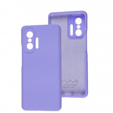Чехол для Xiaomi 11T / 11T Pro Wave Full camera light purple