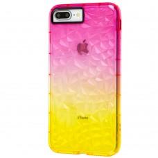 Чехол Gradient Gelin для iPhone 7 Plus / 8 Plus case розово-желтый