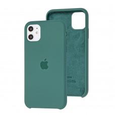 Чехол Silicone для iPhone 11 Premium case pine green