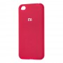 Чохол для Xiaomi Redmi Go Silicone Full рожево-червоний