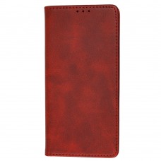 Чехол книжка для Samsung Galaxy A71 (A715) Black magnet красный