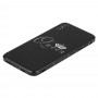 Чехол для iPhone Xs Max HQ glass "королева 01" черный