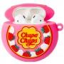 Чехол для AirPods chupa chups розовый