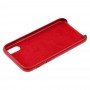 Чехол для iPhone Xr Leather Case (Leather) красный