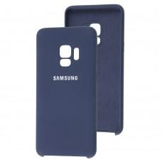 Чехол для Samsung Galaxy S9 (G960) Silky Soft Touch темно-синий