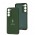 Чохол для Samsung Galaxy S23+ (S916) Full Premium Тризуб зелений / dark green