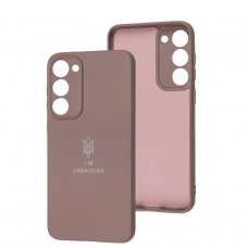 Чехол для Samsung Galaxy S23+ (S916) Full Premium Трезубец розовый / pink sand