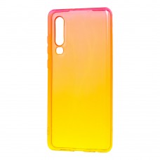 Чехол для Huawei P30 Gradient Design красно-желтый