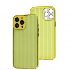 Чехол для iPhone 12 Pro Max Fibra Tide yellow