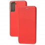 Чохол книжка Premium для Samsung Galaxy S21+ (G996) червоний