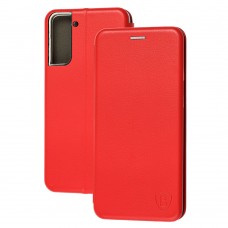 Чехол книжка Premium для Samsung Galaxy S21 Ultra (G998) красный
